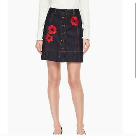 Broome Street Kate Spade Denim Skirt - Picture 3 of 9